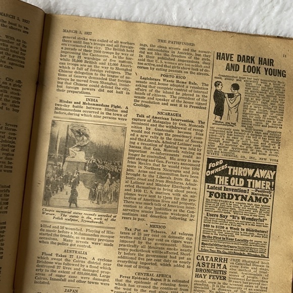 vintage 100 Year Old Newspaper “The Pathfinder” Newspaper March 5, 1927 - Picture 7 of 10